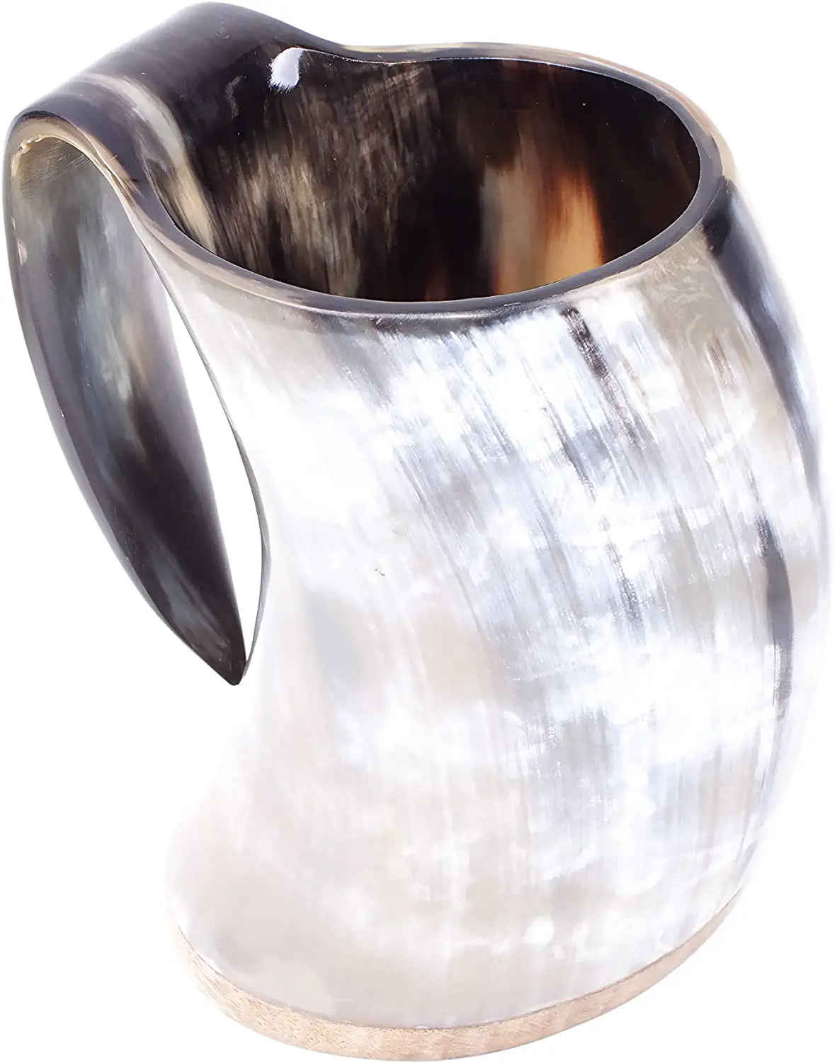 Huge Viking Drinking Horn Extra Large Mug, Handcrafted Premium Quality, Polished 50.Oz
